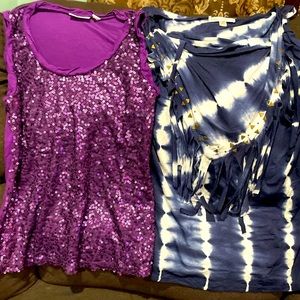 Women tops NY&CO and Maria Gabriella Women Medium sleeveless work tops bundle